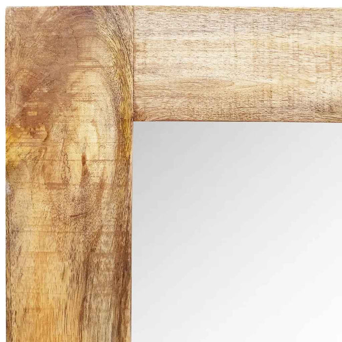 Oglindă de perete, cadru din lemn masiv, 120 x 60 cm WALTI