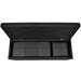 Set banchetă depozitare, piele eco, taburet pt. picioare, negru, 3 buc - WALTI WALTI