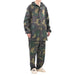 Costum de ploaie, 2 piese, imprimeu camuflaj, cu glugă, L - WALTI WALTI