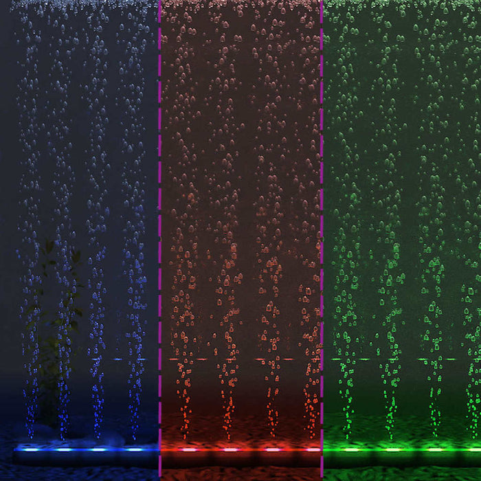 Lampă cu LED pentru acvariu cu bule RGB 56,5 cm - WALTI WALTI