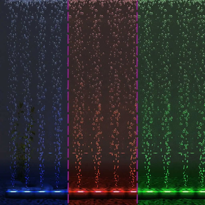 Lampă cu LED pentru acvariu cu bule RGB 94 cm - WALTI WALTI