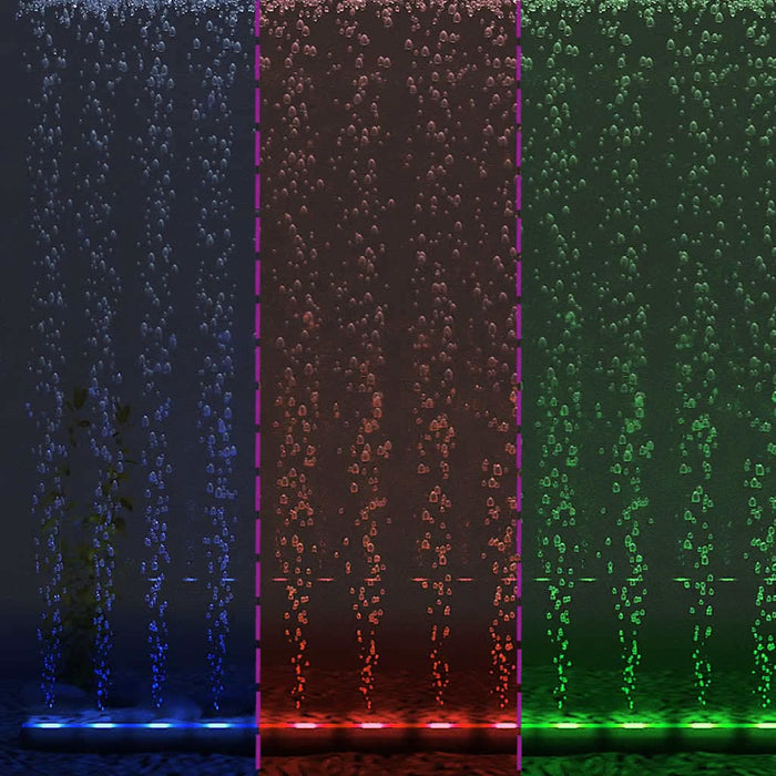 Lampă cu LED pentru acvariu cu bule RGB 107 cm - WALTI WALTI