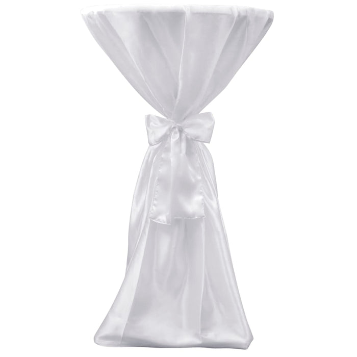 Husă de masă albă, 60 cm, cu fundă, 2 buc - WALTI WALTI