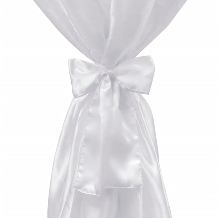 Husă de masă albă, 60 cm, cu fundă, 2 buc - WALTI WALTI