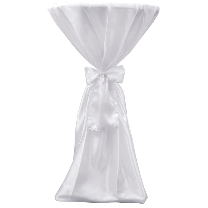 Husă de masă albă, 70 cm, cu fundă, 2 buc - WALTI WALTI