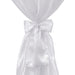 Husă de masă albă, 70 cm, cu fundă, 2 buc - WALTI WALTI