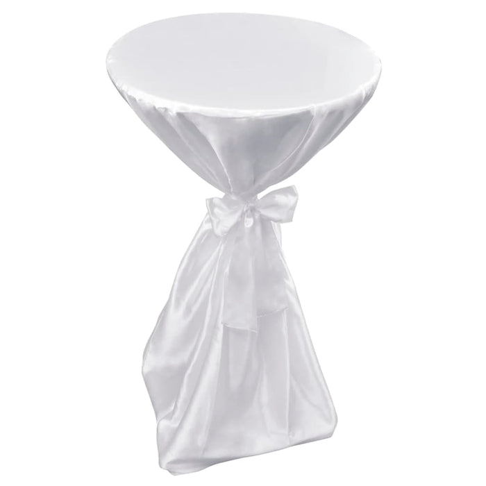 Husă de masă albă, 70 cm, cu fundă, 2 buc - WALTI WALTI