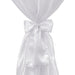 Husă de masă albă, 80 cm, cu fundă, 2 buc - WALTI WALTI