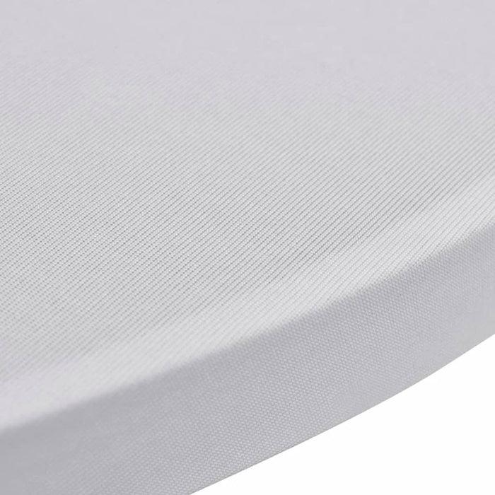 Husă de masă cu picior Ø60 cm, 2 buc., alb, elastic - WALTI WALTI