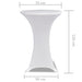 Husă de masă cu picior Ø70 cm, 2 buc., alb, elastic - WALTI WALTI