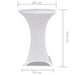 Husă de masă cu picior Ø80 cm, 2 buc., alb, elastic - WALTI WALTI