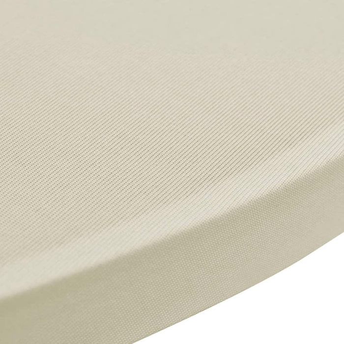 Husă de masă cu picior Ø60 cm, 2 buc., crem, elastic - WALTI WALTI