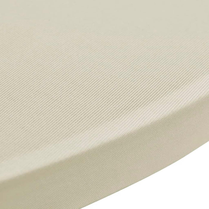 Husă de masă cu picior Ø70 cm, 2 buc., crem, elastic - WALTI WALTI