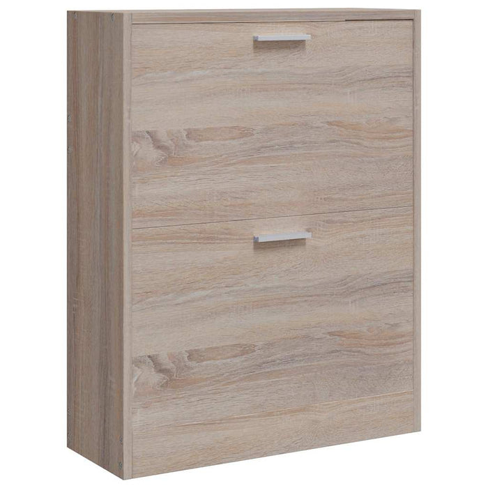 Pantofar cu 2 compartimente, lemn, aspect de stejar - WALTI WALTI