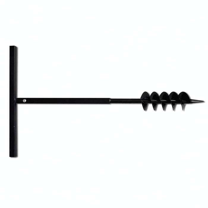 Burghiu de sol cu mâner 100 mm cu tub prelungitor 5 m oțel - WALTI WALTI