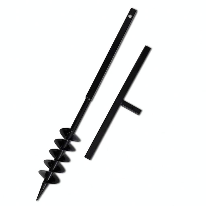 Burghiu de sol cu mâner 100 mm cu tub prelungitor 9 m, oțel - WALTI WALTI