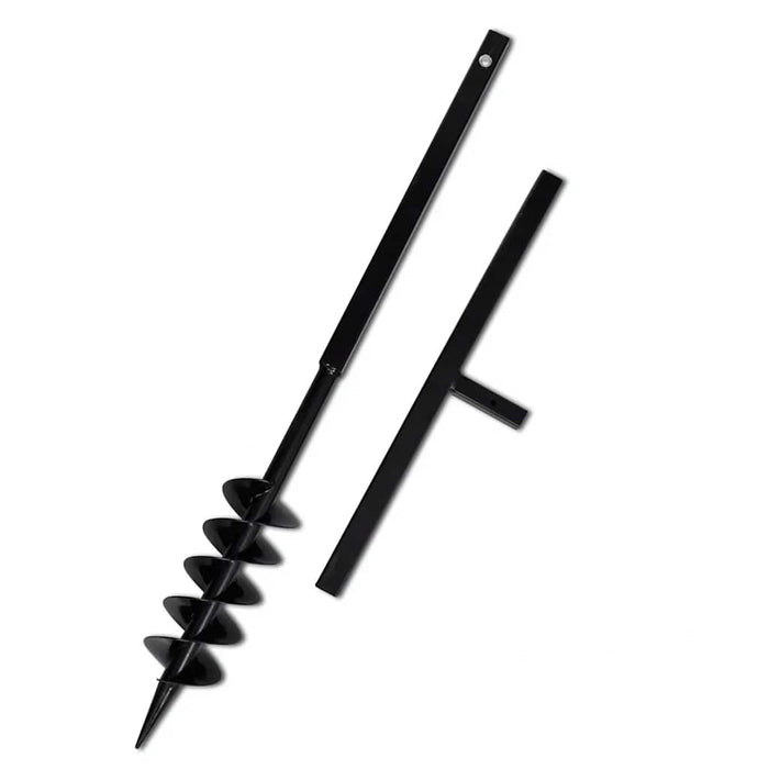 Burghiu de sol cu mâner 100 mm cu tub prelungitor 13 m, oțel - WALTI WALTI