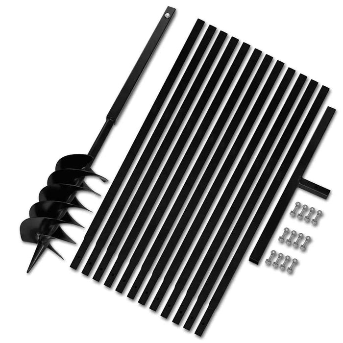 Burghiu de sol cu mâner 150 mm cu tub prelungitor 13 m, oțel - WALTI WALTI