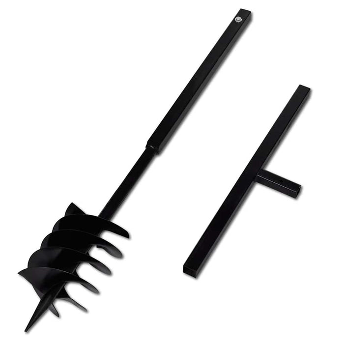 Burghiu de sol cu mâner 180 mm cu tub prelungitor 9 m, oțel - WALTI WALTI