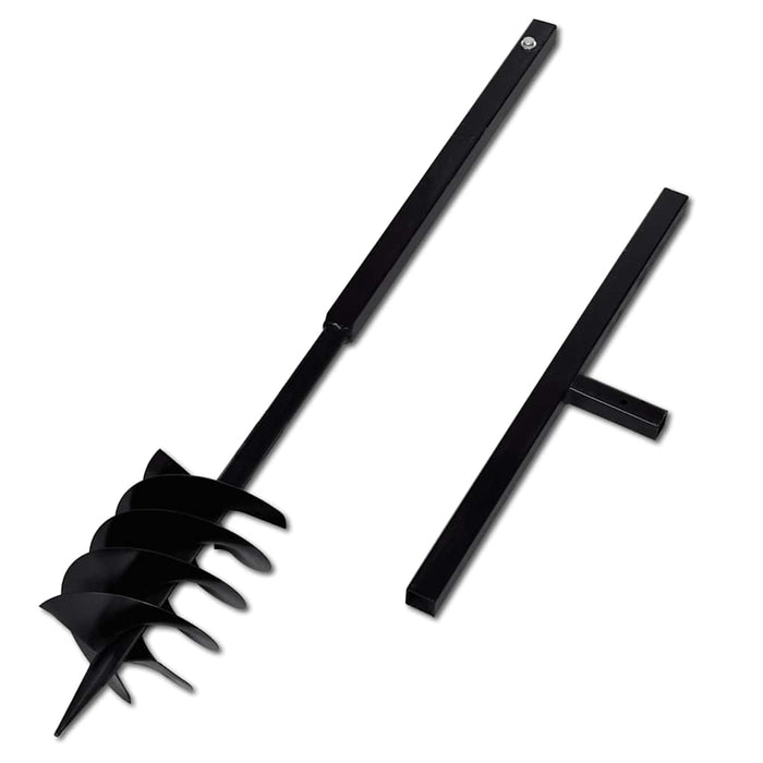 Burghiu de sol cu mâner 180 mm cu tub prelungitor 13 m, oțel - WALTI WALTI