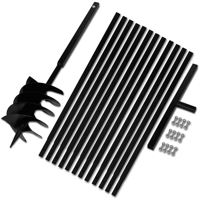 Burghiu de sol cu mâner 200 mm cu tub prelungitor 13 m, oțel - WALTI WALTI