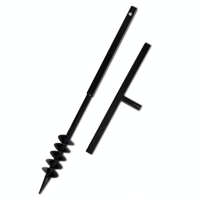 Burghiu de sol cu mâner 80 mm cu tub prelungitor 13 m, oțel - WALTI WALTI
