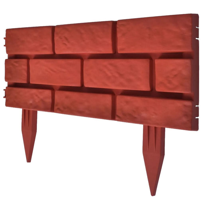 Separator de gazon cu design cărămidă, 11 buc. - WALTI WALTI