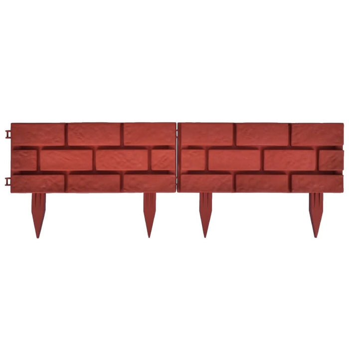 Separator de gazon cu design cărămidă, 11 buc. - WALTI WALTI