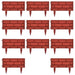 Separator de gazon cu design cărămidă, 11 buc. - WALTI WALTI