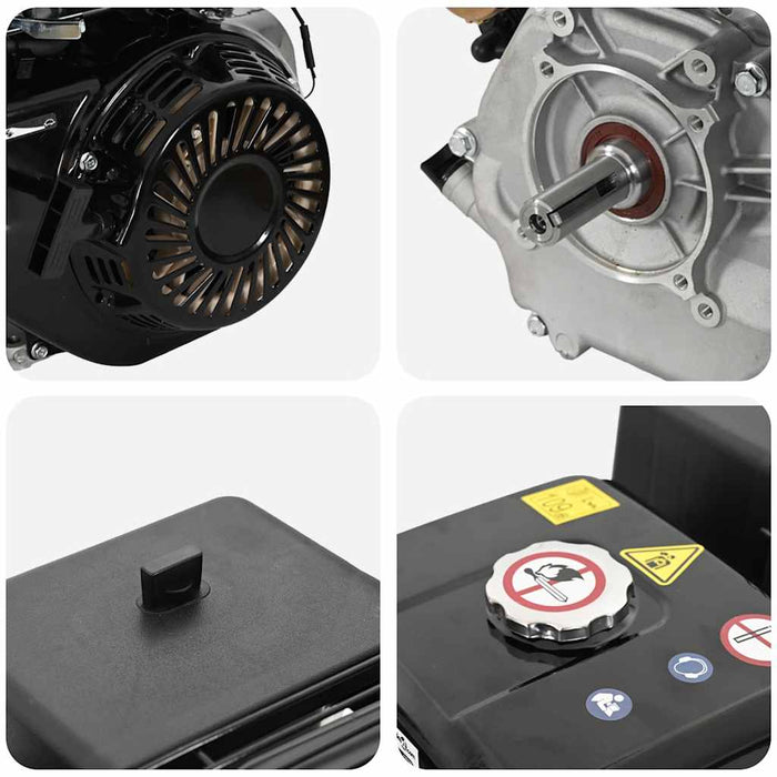 Motor pe benzină, negru, 15 CP, 11 kW - WALTI WALTI
