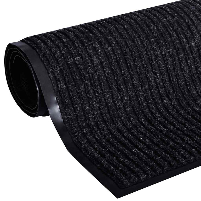 Covoraș de ușă, negru, 90x60 cm, PVC WALTI