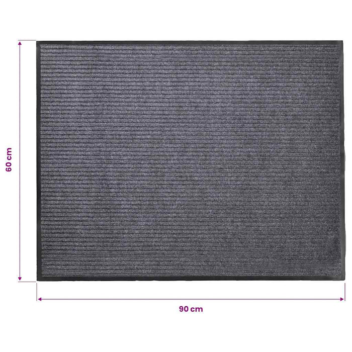 Covoraș de ușă, gri, 90x60 cm, PVC WALTI