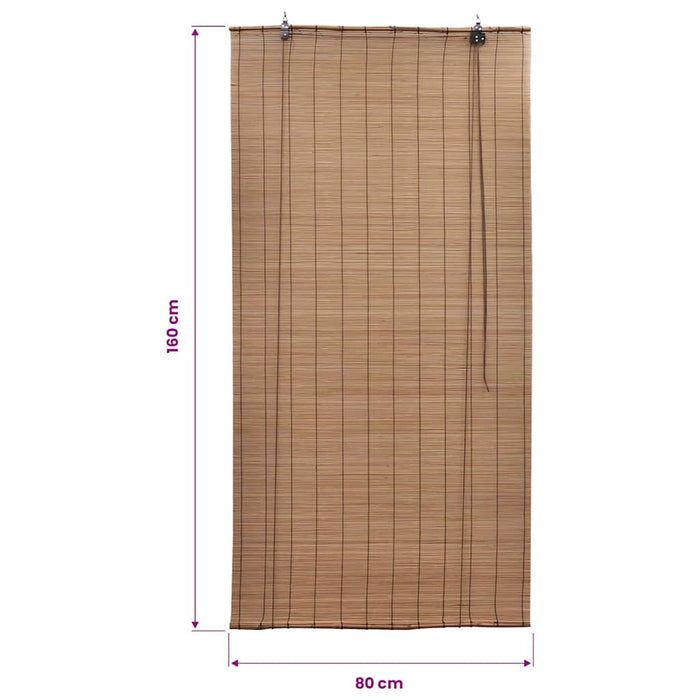 Jaluzele rulabile, 80 x 160 cm, bambus natural - WALTI WALTI