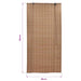 Jaluzele rulabile, 80 x 160 cm, bambus natural - WALTI WALTI