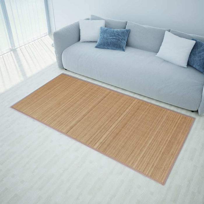 Covor dreptunghiular din bambus natural, 80 x 200 cm - WALTI WALTI
