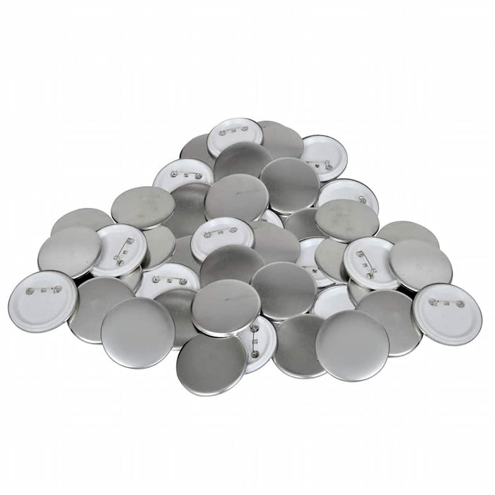 Piese ecuson cu agrafă de prindere pe spate, 500 buc., 58 mm - WALTI WALTI