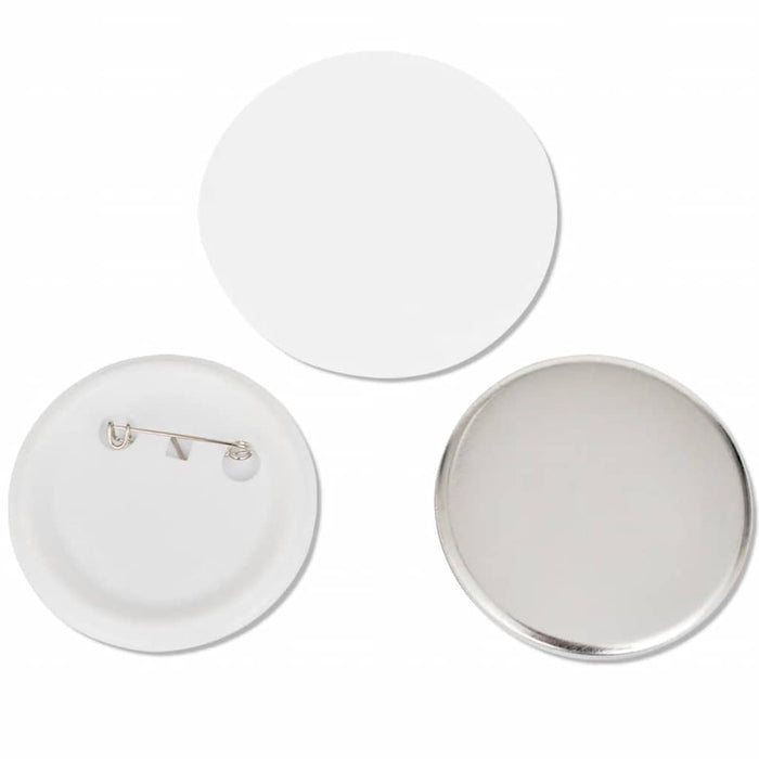 Piese ecuson cu agrafă de prindere pe spate, 500 buc., 58 mm - WALTI WALTI