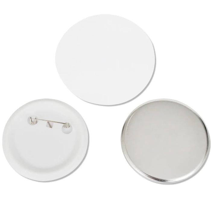 Piese ecuson cu agrafă de prindere pe spate, 500 buc., 44 mm - WALTI WALTI