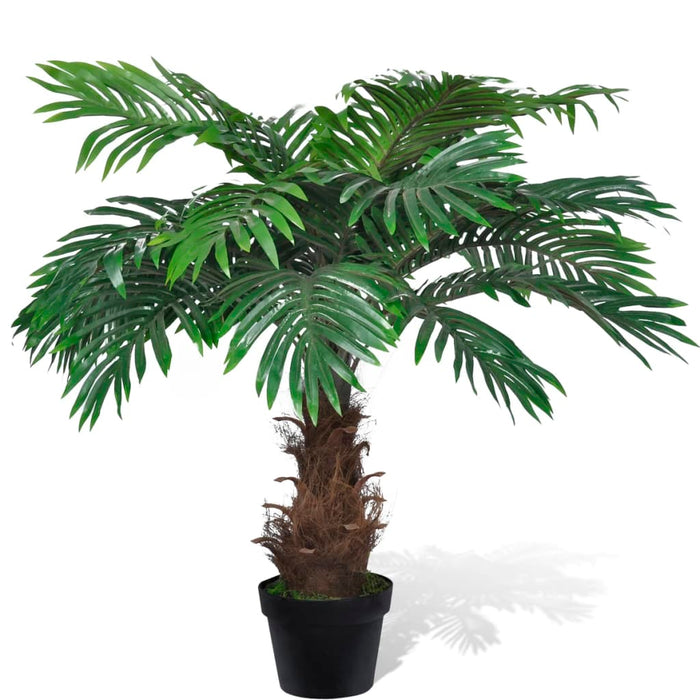 Palmier artificial realist Cycus, cu ghiveci, 80 cm WALTI