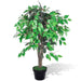 Planta artificială, arbore de ficus, cu ghiveci, 90 cm - WALTI WALTI