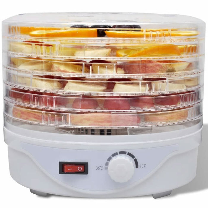 Deshidrator de alimente cu 6 tăvi stivuibile (rotund) - WALTI WALTI