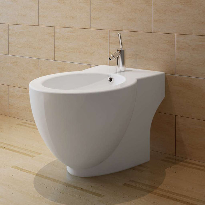 Set de toaletă și bideu, ceramică albă - WALTI WALTI