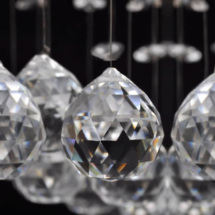 Lustră albă cu mărgele de cristal din sticlă 8xG9 29 cm - WALTI WALTI