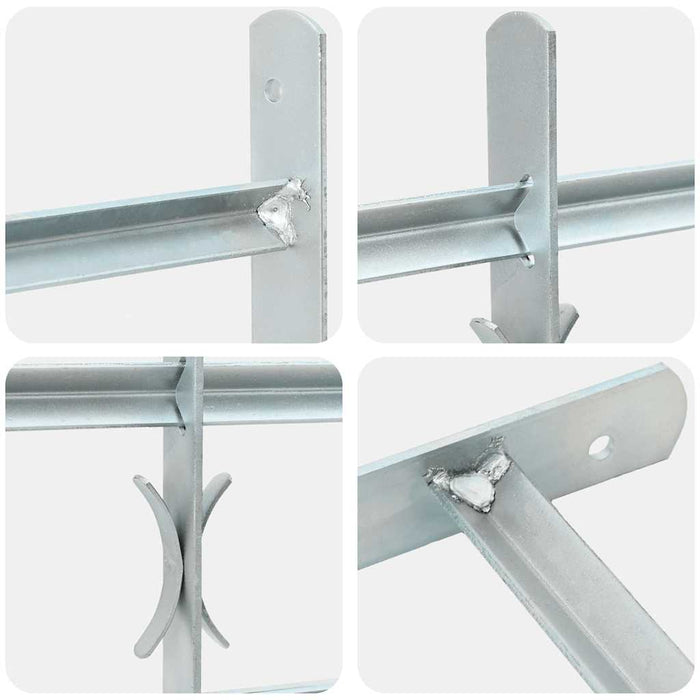 Grilaje pentru feronerie 700-1050 mm Oțel galvanizat Argintiu WALTI