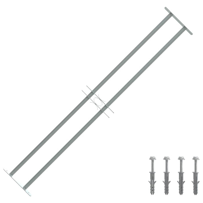 Grilaje pentru feronerie 1000-1500 mm Oțel galvanizat Argintiu WALTI