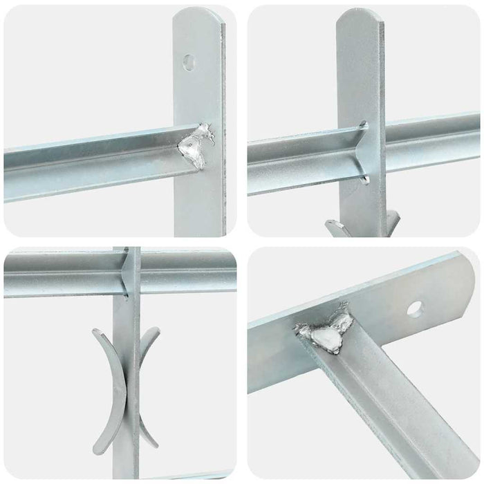 Grilaje pentru feronerie 1000-1500 mm Oțel galvanizat Argintiu WALTI