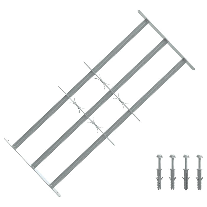 Grilaj de siguranță pentru ferestre cu 3 bare transversale 700-1050 mm - WALTI WALTI