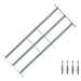 Grilaj de siguranță pentru ferestre cu 3 bare transversale 700-1050 mm - WALTI WALTI