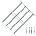 Grilaj de siguranță pentru ferestre cu 4 bare transversale 500-650 mm - WALTI WALTI