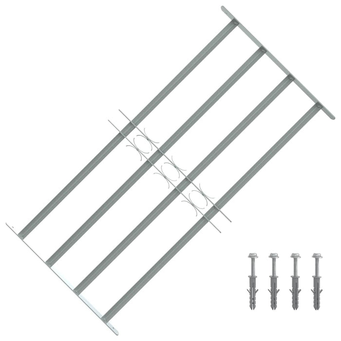 Grilaj de siguranță pentru ferestre cu 4 bare transversale 700-1050 mm - WALTI WALTI
